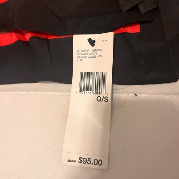 DKNY Graphic Print Vintage  Silk Scarf -  NWT - Picture 15 of 15